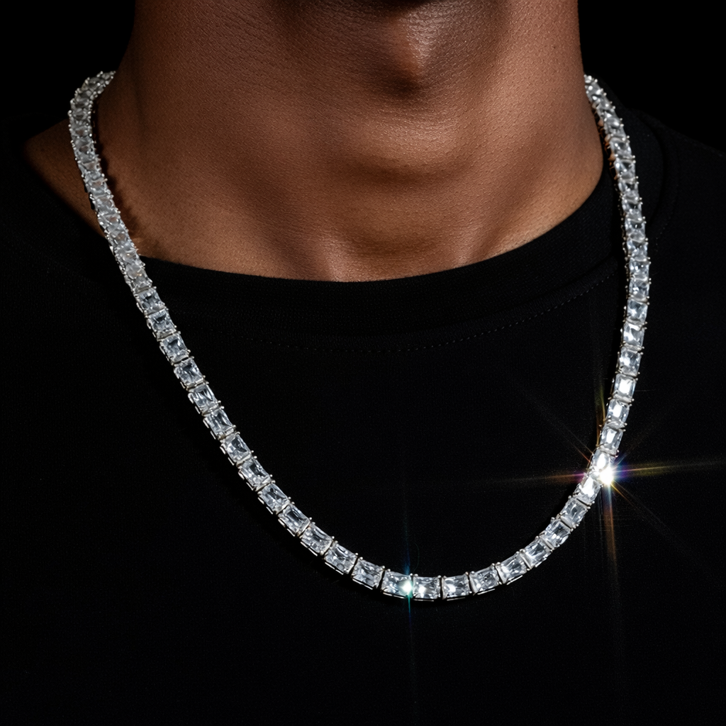 trapjewelry Tennis Chain ネックレス 8mm50cm trapjewelry Tennis