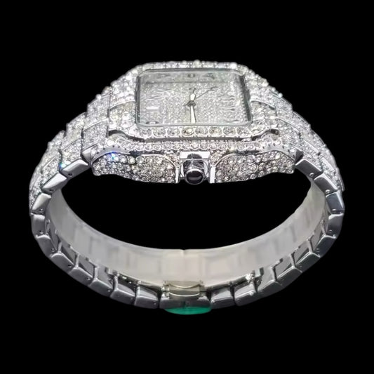 King Square Arabic 42mm – Fully Iced Watch