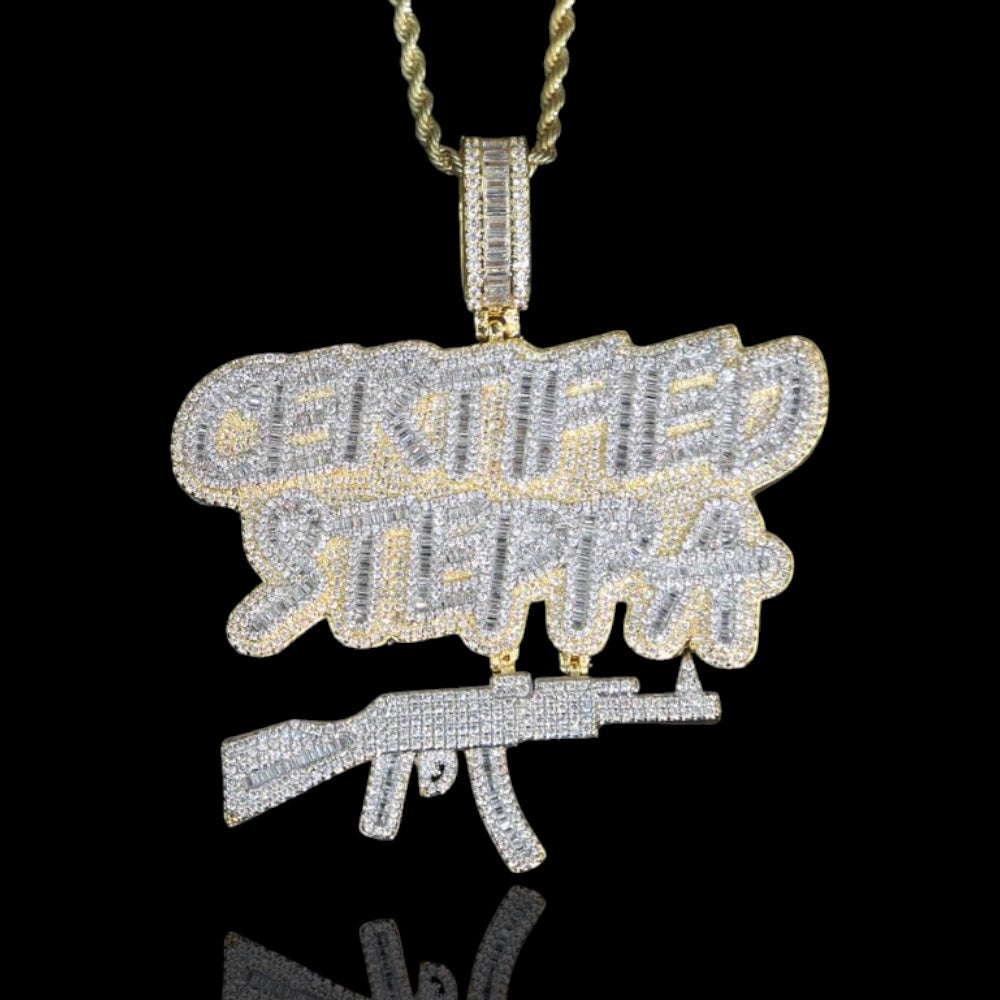 Iced Out “Certified Steppa” Pendant