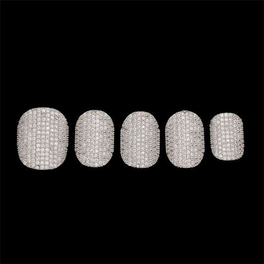 Premium Iced Nail Grillz Set