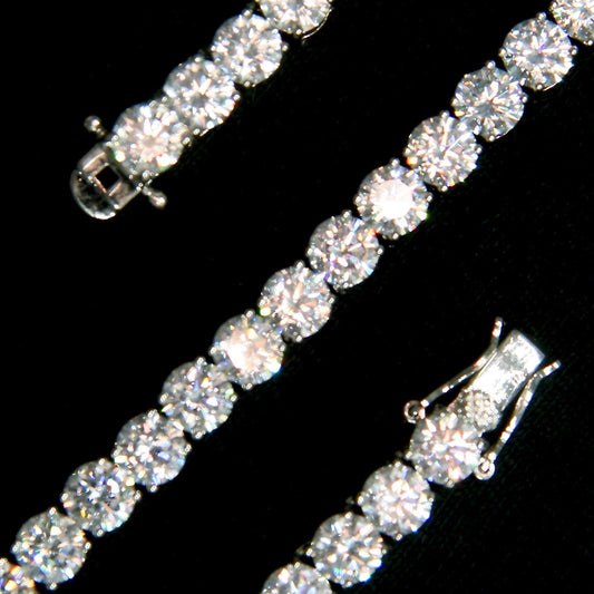 6mm White Gold Plated Tennis Chain