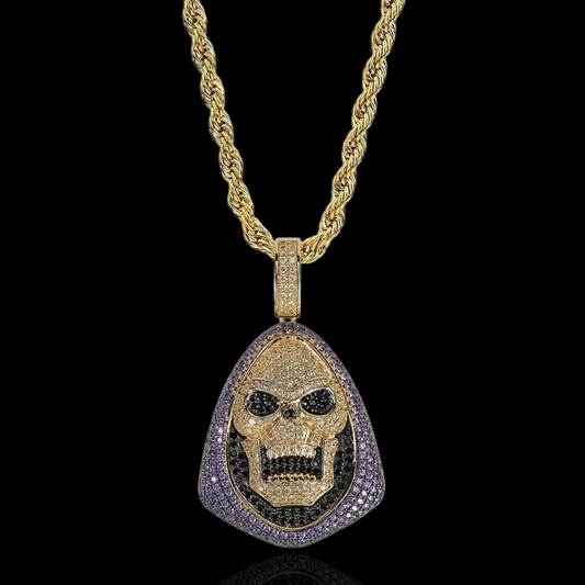 Custom Skeletor Head Pendant