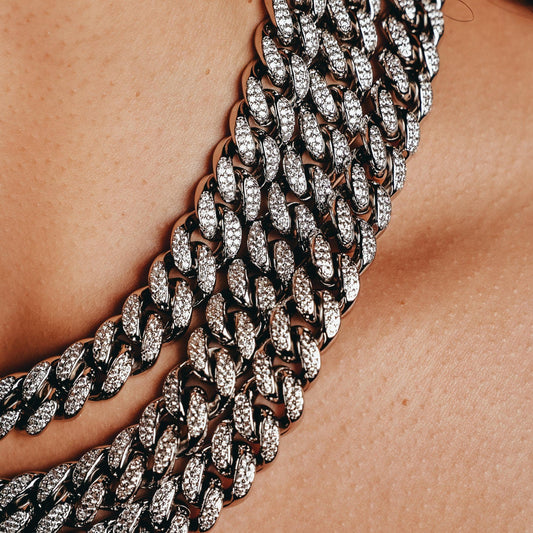 12mm Diamond Miami Cuban Necklace