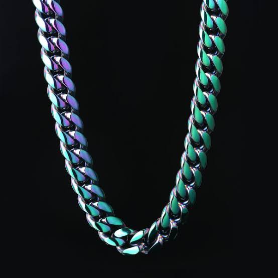 14mm Neo Chrome Miami Cuban Chain – ICED OUT 14mm Neo Chrome Miami Cuban Chain – ICED OUT