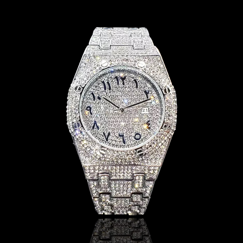 Diamanten Arabic dial Royal Watch ICED OUT