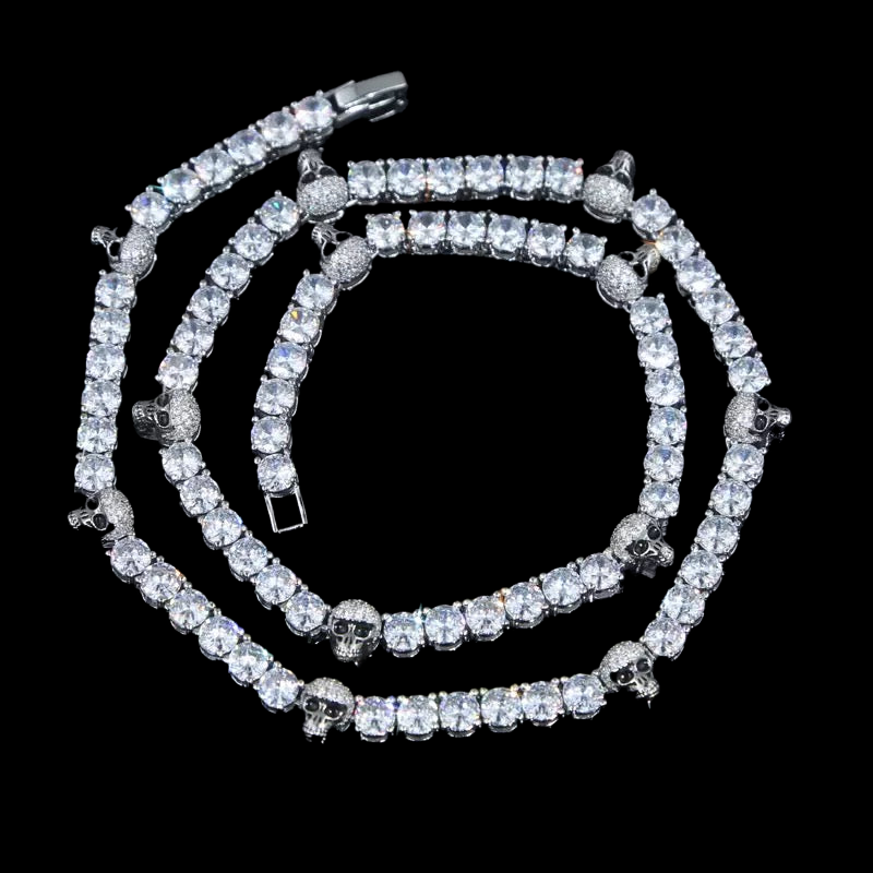 5mm Skull Tennis Chain