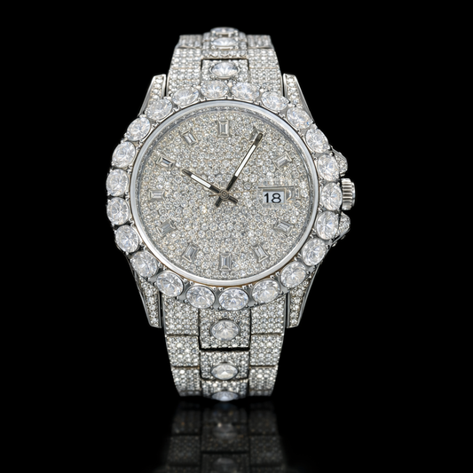 Prestige Date 42mm – Fully Iced Watch