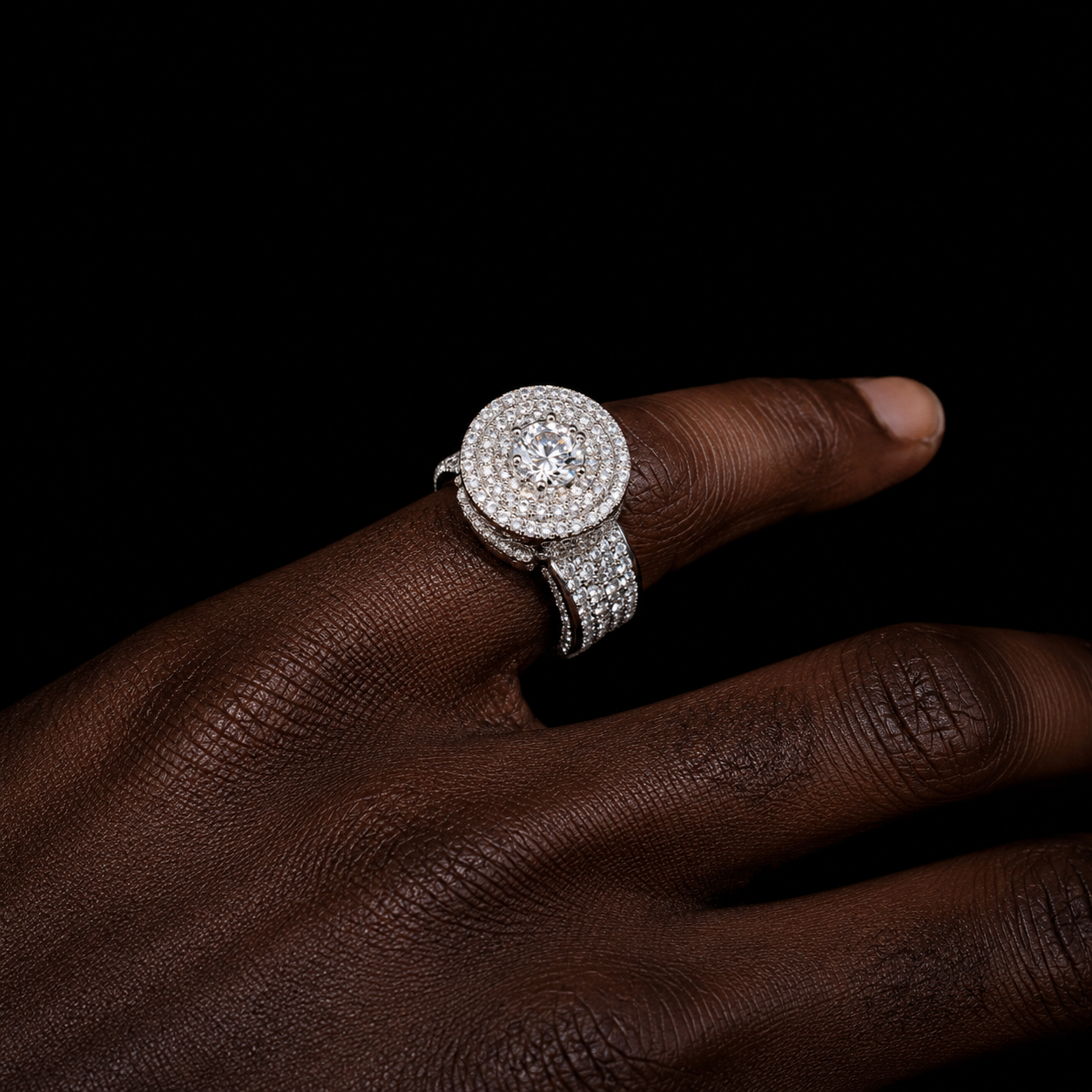 925 Silver Kingpin Pinky Ring