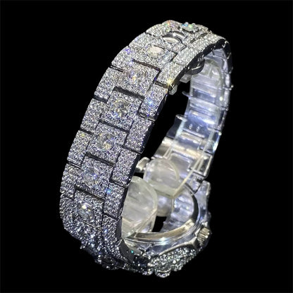Pirate Skull 44mm – Fully Iced Watch