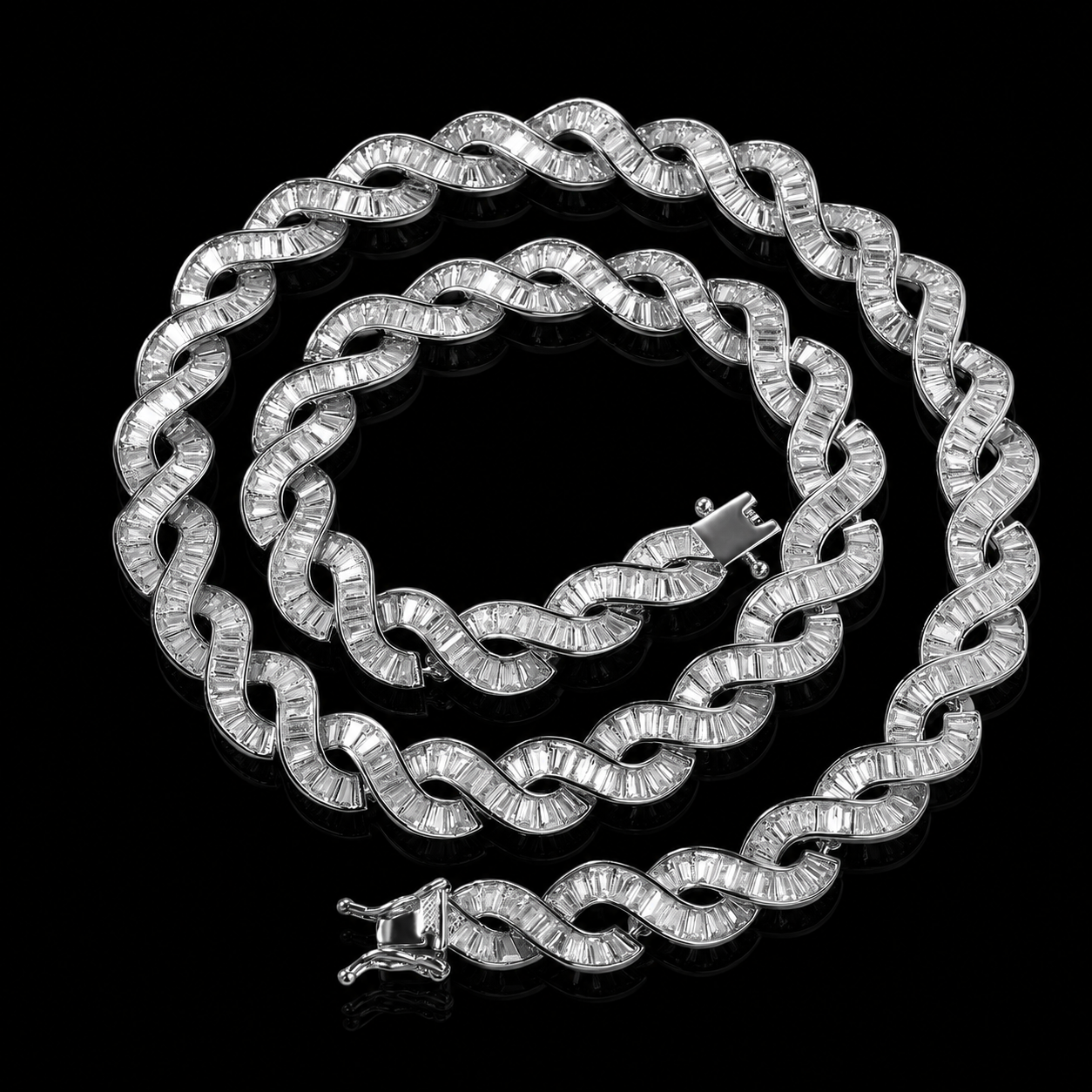 10mm Helix Baguette Chain