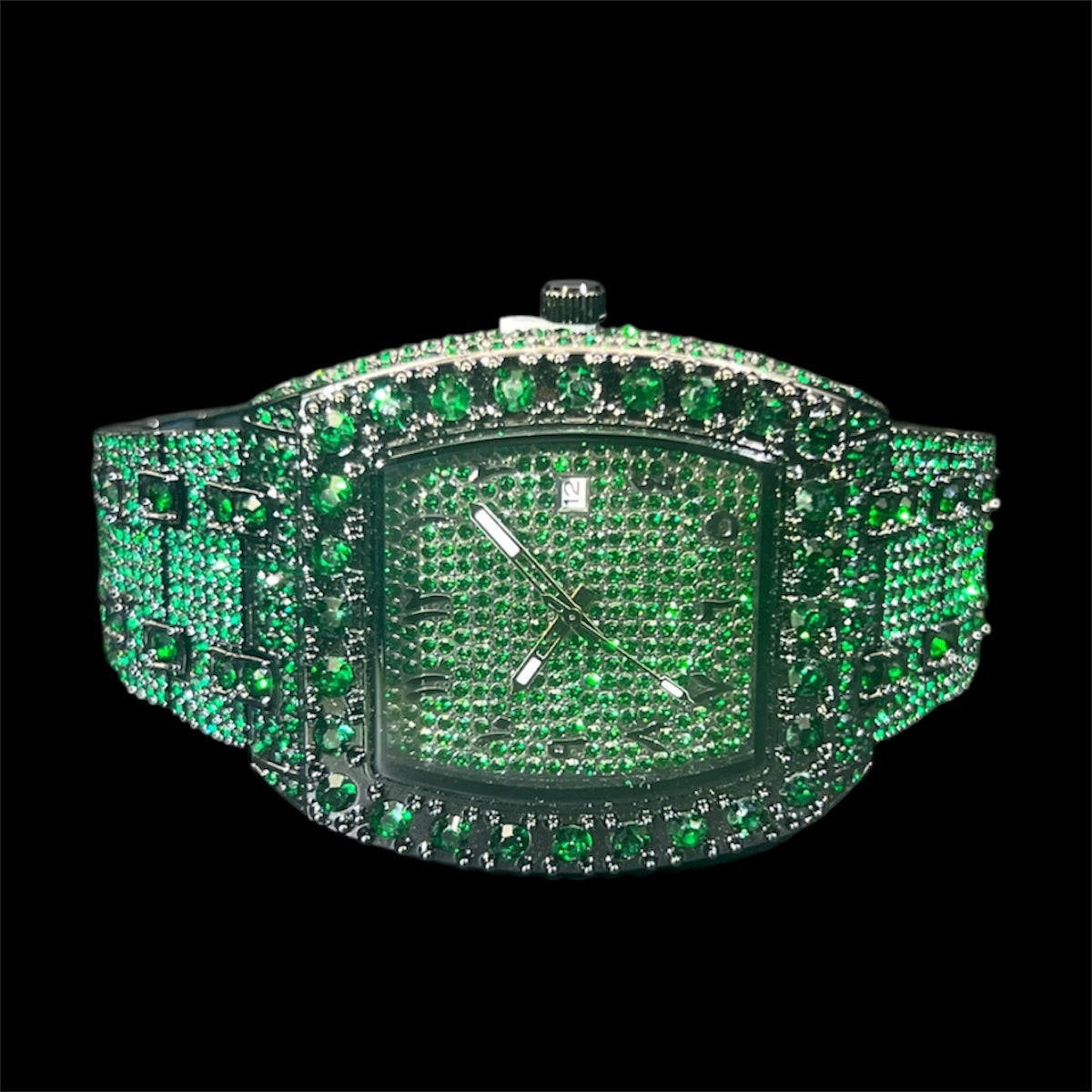 Millionaire 44mm – Emerald Iced Edition