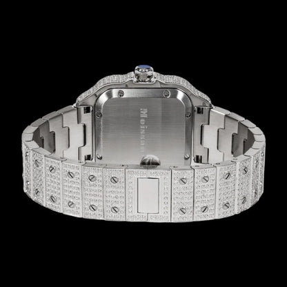 Moissanite Diamond King Square Watch