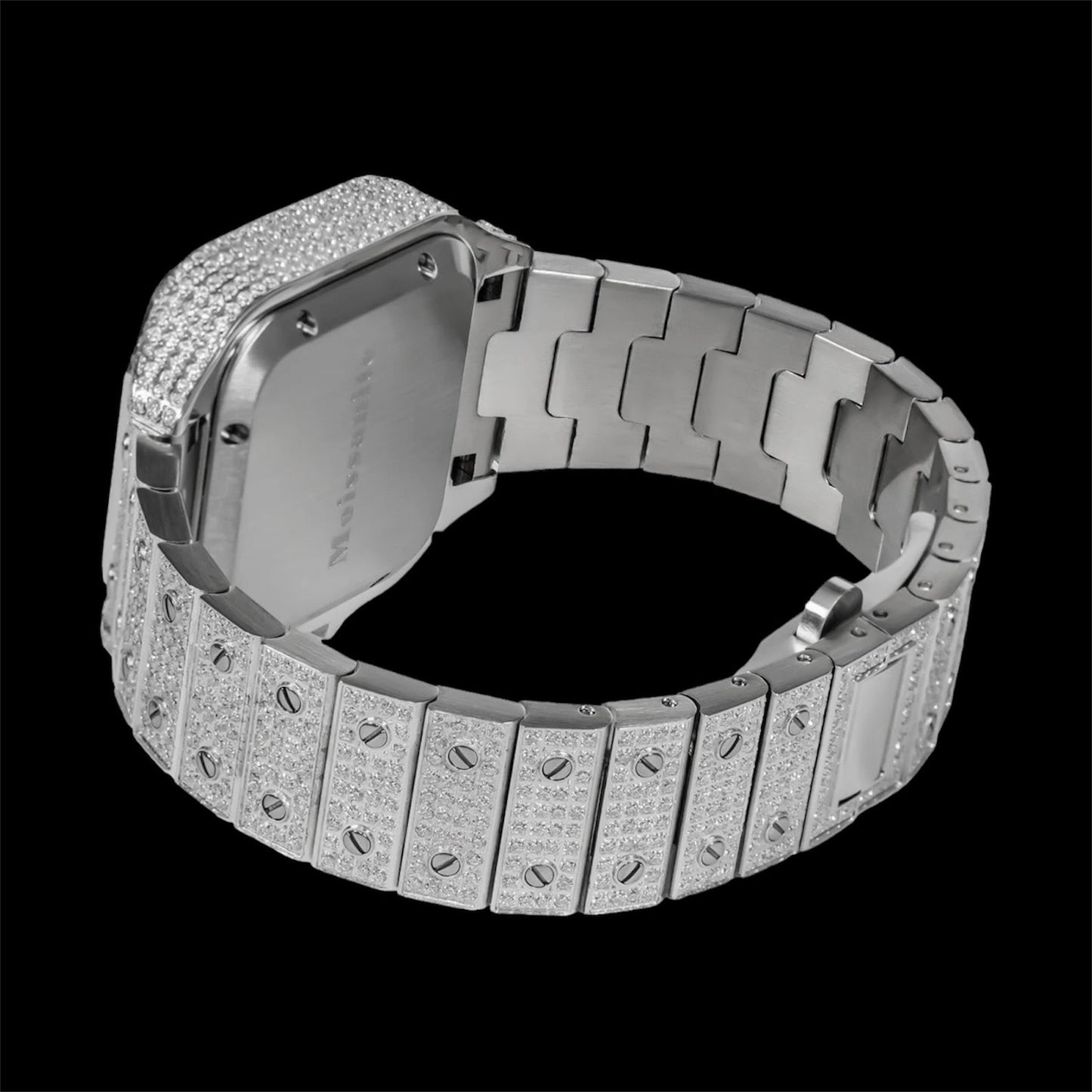 Moissanite Diamond King Square Watch