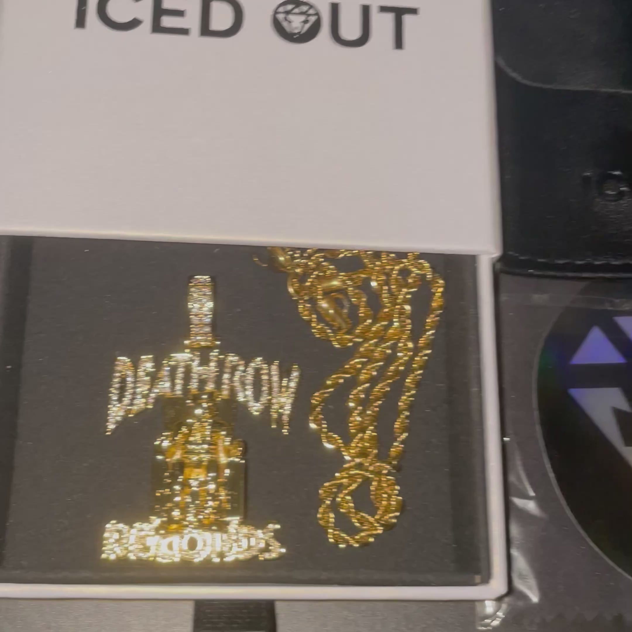 超希少】DEATH ROW RECORDS S925 × 14K ネックレス OG Death Row Logo
